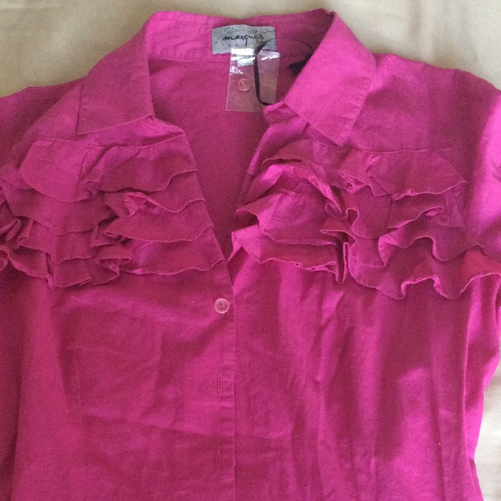Blouse pink casual fashion